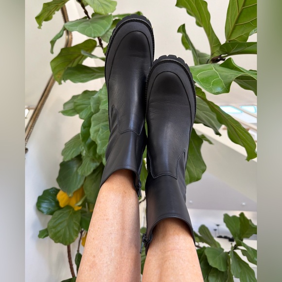 REVOLVE NWT Paloma Barcelo Combat Black Boot Day to evening elevate ❤️🌈 - Picture 3 of 12